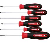 Gedore juego de destornilladores negro rojo 2k, 6 piezas