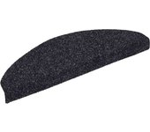 Alfombrilla autoadhesiva escalera 30 uds | alfombras de escalera | tapetes de escalera negro 65x21x4 cm cfw427330