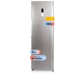 Congelador vertical inox 185cm de 282l | universalblue