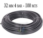 Tuberia polietileno 32mm | tuberia agricola 32mm 4 bar 100 metros | tuberia riego 32mm | manguera de riego 32 mm