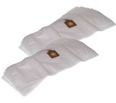 Vhbw 20x bolsa compatible con electrolux p 9000 classic, panther, panter, pro z 951 aspiradora - vellón micro, 75 cm x 17 cm blanco