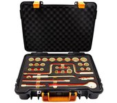 Juego de llaves de vaso 1/2 32pzs cu-be marca alyco