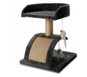 Árbol para gatos con rascadores de sisal, plataforma y caseta