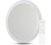 Lámpara de techo led redondo de 60w con mando a distancia que cambia de color 3 en 1 efecto estrellado d: 565mm h: 75mm regulable