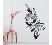 Vinilo adhesivo decorativo - composición floral