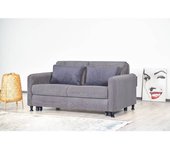 Sofá ravit gris con cama nido y contenedor