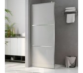 Mampara de ducha con cristal esg esmerilado 100x195 cm