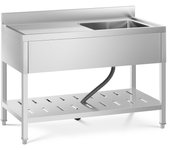 Fregadero profesional 1 seno 49 x 42 x 24 cm acero inoxidable 14_0000163