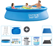 Paquete de piscina - intex - alrededor - 305x305x76 cm + accesorios a546