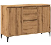 Aparador | aparador de comedor | armario de cocina de madera de ingeniería roble artisan 102x35x70 cm cfw86457