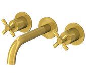 Mezclador de lavabo steinberg serie 250, juego completo, 3 agujeros, incl. cuerpo oculto, proyección 195mm, 2501902bg, color: brushed gold