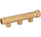 Colector con tuerca libre hembra - macho 3/4 - 3 salidas 1/2 quick plomberie