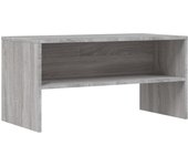 Mueble tv de madera laminada gris sonoma 80x40x40 cm
