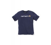 Carhartt core logos/s camiseta azul marino t.l - s1103361412l