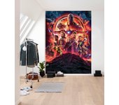 Papel pintado panorámico sobre papel de komar - marvel avengers-infinity-war-movie-poster - talla: 184 x 254 cm