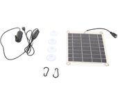 Kit de bomba de agua con panel solar de 10 w, material abs de alta eficiencia, kit de bomba de agua solar