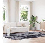 Alfombra navarra de pelo largo gris oscuro 240x340 cm