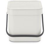 Cubo reciclaje sort & go' gris claro marca brabantia