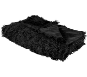 Beliani colcha delice tela 150 x 200 cm negro
