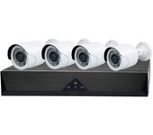 Kit monitoreo 4 cámaras 4mp, visión nocturna, detección rostro/personas, h.265+, almacén local, monitoreo remoto, wi-fi, ethernet