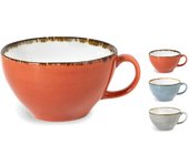 H&h new toscana juego de 6 tazas jumbo, porcelana, cc375