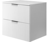 Mueble de baño, blanco mate, 60 x 57 x 46 cm