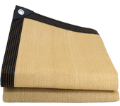 Vela de sombra beige, protección uv, parasol transpirable, adecuada para invernaderos, pabellones de jardín, piscinas 2mx8m