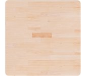 Tablero de mesa cuadrada madera de roble sin tratar 70x70x4 cm