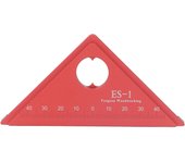 Regla angular de 45 grados, de aleación de aluminio, cuadrada, para carpintería, regla triangular para profesionales y entusiastas del