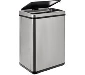Wellhome cubo de basura inteligente 40l gris - tapa apertura automática