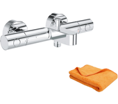 Grohe quickfix precision get mezclador termostático para baño-ducha + microfibra