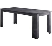 Mesa extensible agenore, consola extensible hasta 12 plazas, consola extensible 100% made in italy, 160/210x90h75 cm, pizarra