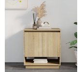 Aparador | aparador de comedor | armario de cocina de madera contrachapada roble sonoma 70x41x75 cm cfw96523