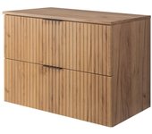 Mueble de baño, roble craft dorado, 80 x 57 x 46 cm