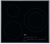 Placa inducción aeg ikb6340sfb 3 zonas hob2hood biselado