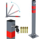 Parque poste delimitador automático poste de bombero poste plegable poste plegable 65cm