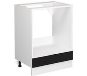 Vicco armario para horno empotrado r-line, negro brillo intenso, 60 cm sin encimera
