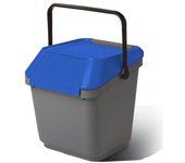 Cubo de basura ecológico mattiussi a11713 easymax azul