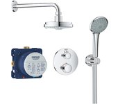 Grohe rainshower cosmopolitan 160 set de ducha con termostato empotrado, cromo (34735000)