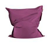 Beliani puf cojín 300 l fuzzy 140 cm 180 cm púrpura