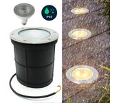 Foco empotrable led e27 de 12 w, par30 resistente al agua ip65, para transitar, con ángulo de 40 grados, para jardín, patio y fachada luz 4000k