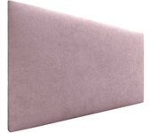 Dhome cabecero de tela aqualine liso cabeceros cabezal tapizado cama lujo (tela salmón, 110cm (camas 80/90/105))