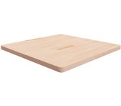 Tablero cuadrado 90x90x4 cm madera maciza de roble sin tratar