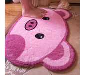 Alfombra, lindo felpudo,tapete para el piso del dormitorio,tapete para la puerta del baño,1pieza,45*70cm,rosa