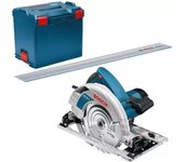 Sierra circular bosch gks 85g jk 2200 w ø 235 mm + carril fsn 1400 - 0615990m92