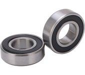2 rodamientos de bolas de ranura profunda con sello de goma de doble protección para transmisión de potencia 6205rs