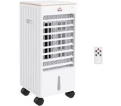 Aire acondicionado portátil 3 en 1 de 65w para 15-20㎡ con 3 modos y función de temporizador, blanco