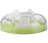 Juguete de comida lenta para mascotas, laberinto de tratamiento para gatos desafiante y estimulante, juguete para perr