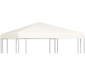 Maison exclusive - toldo de cenador 310 g/m² 3x3 m blanco crema