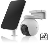 Ezviz eb8 4g + solar panel e esférico cámara de seguridad ip exterior 2304 x 1296 pixeles techo/pared